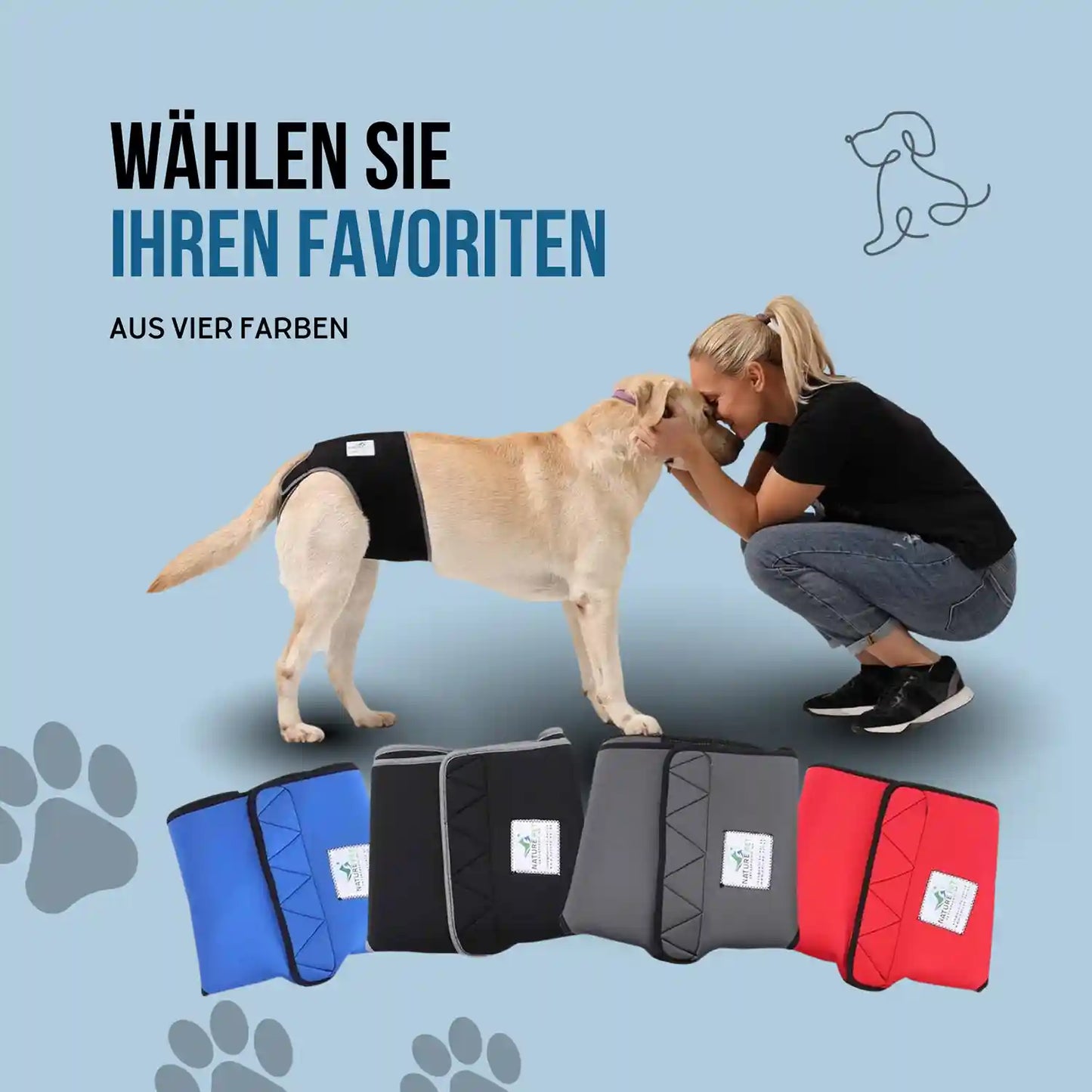 Läufigkeitshose für Hündinnen