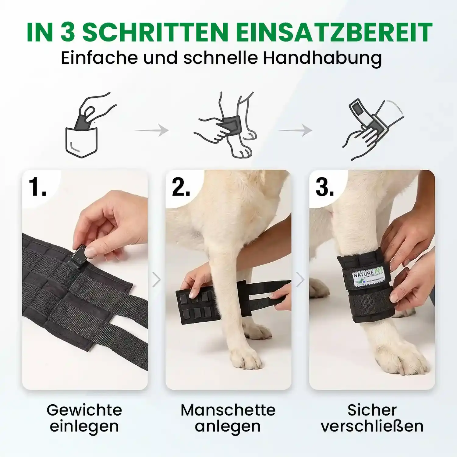 Gewichtsmanschette für Hunde