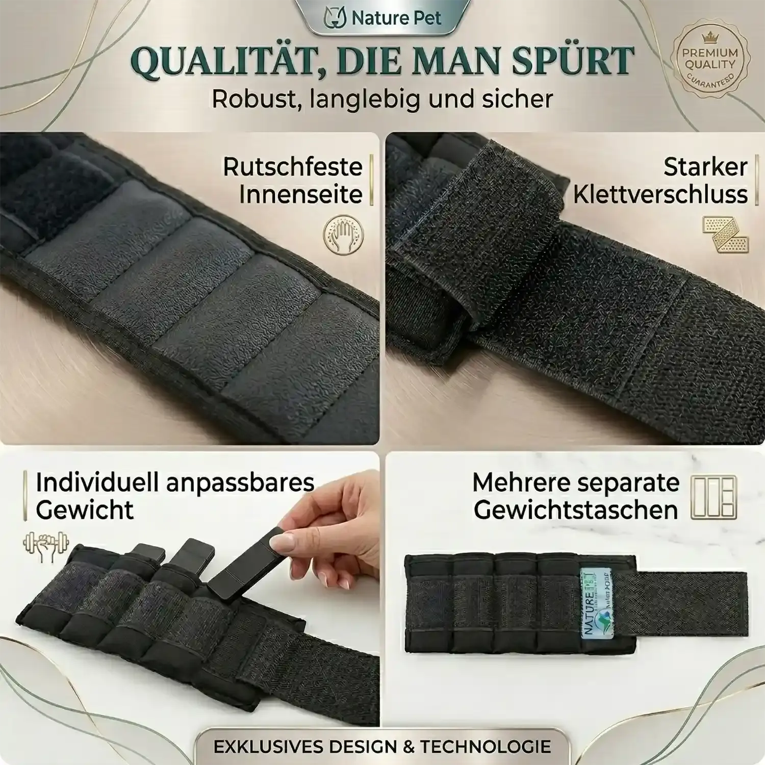 Gewichtsmanschette für Hunde