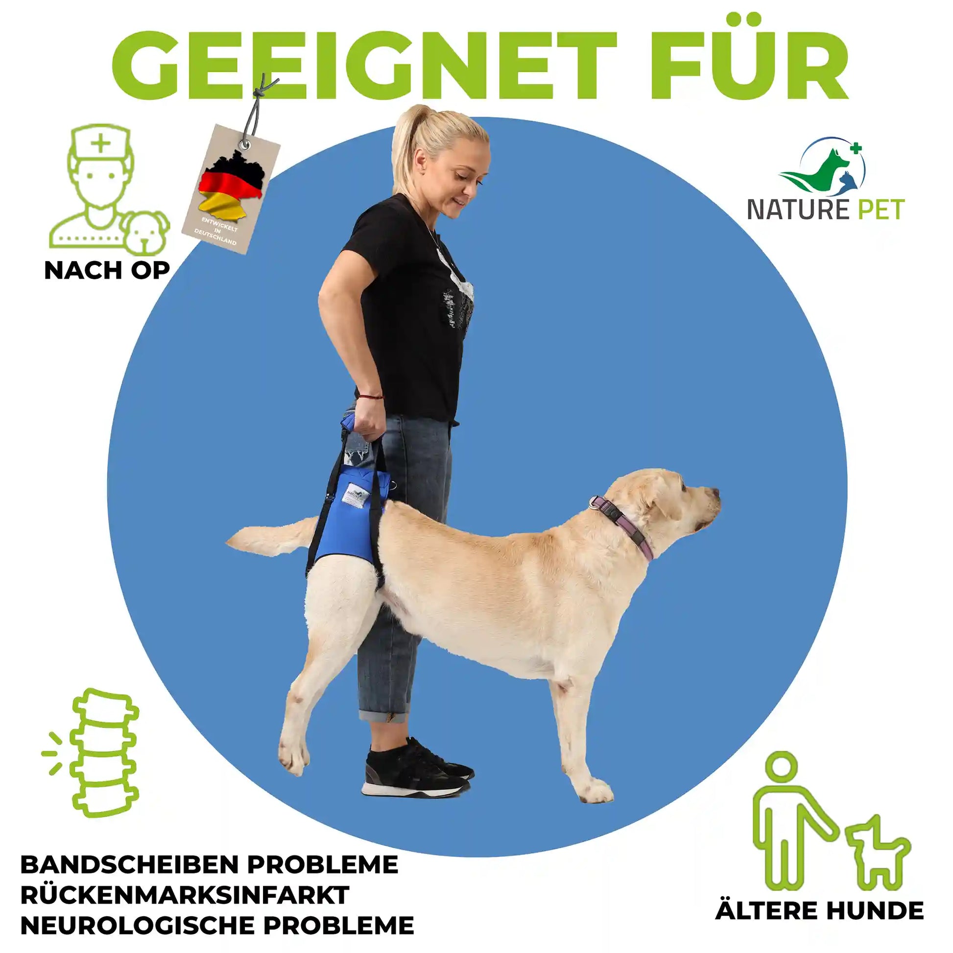 Hunde Tragehilfe hinten
