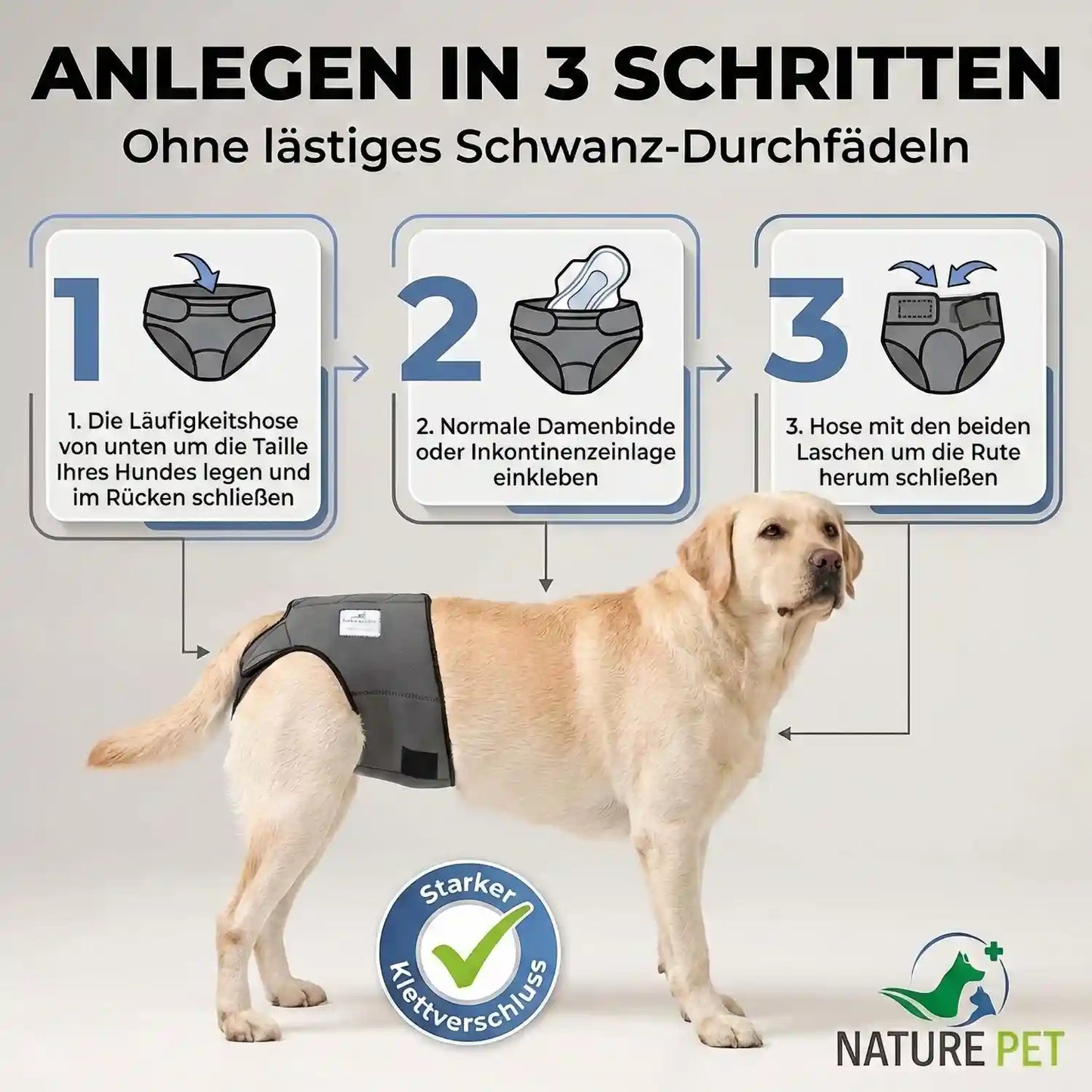 Läufigkeitshose für Hündinnen