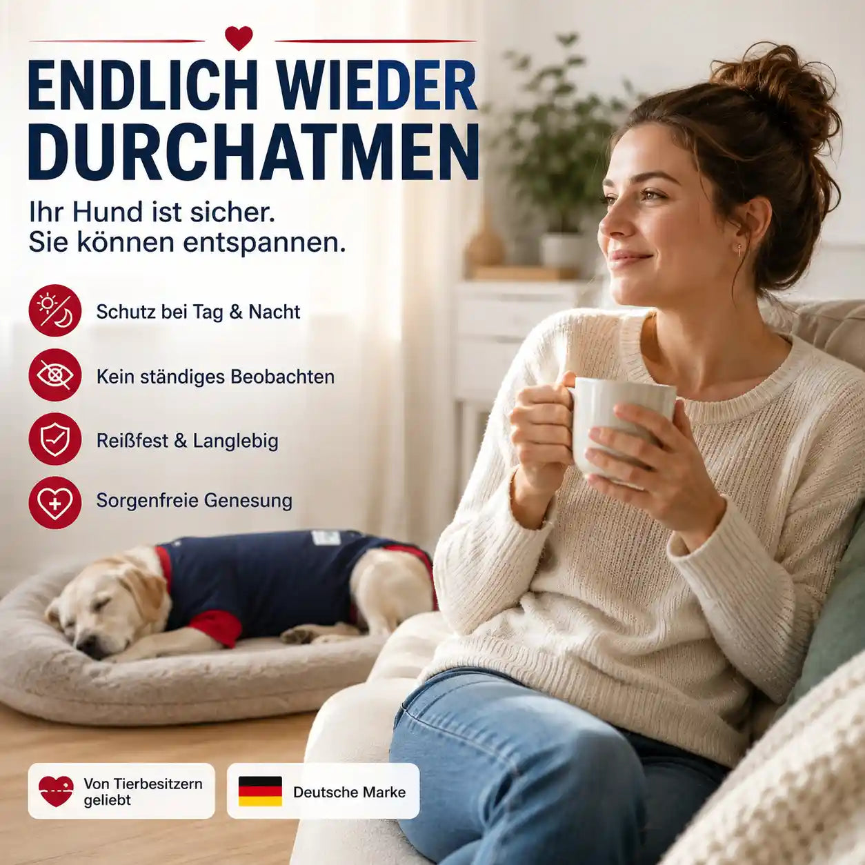 Hunde OP Body – Die komfortable Alternative zur Halskrause