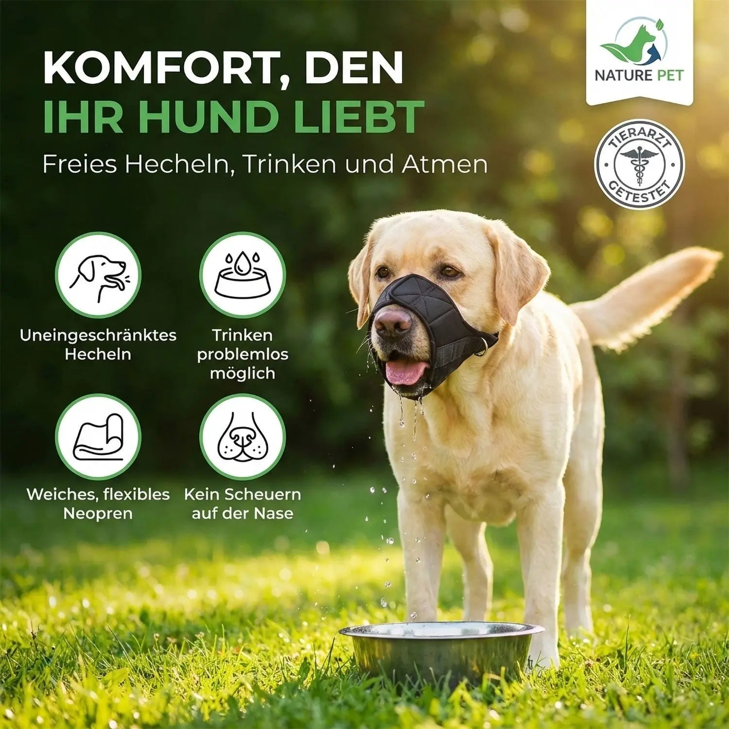 Softmaulkorb für Hunde