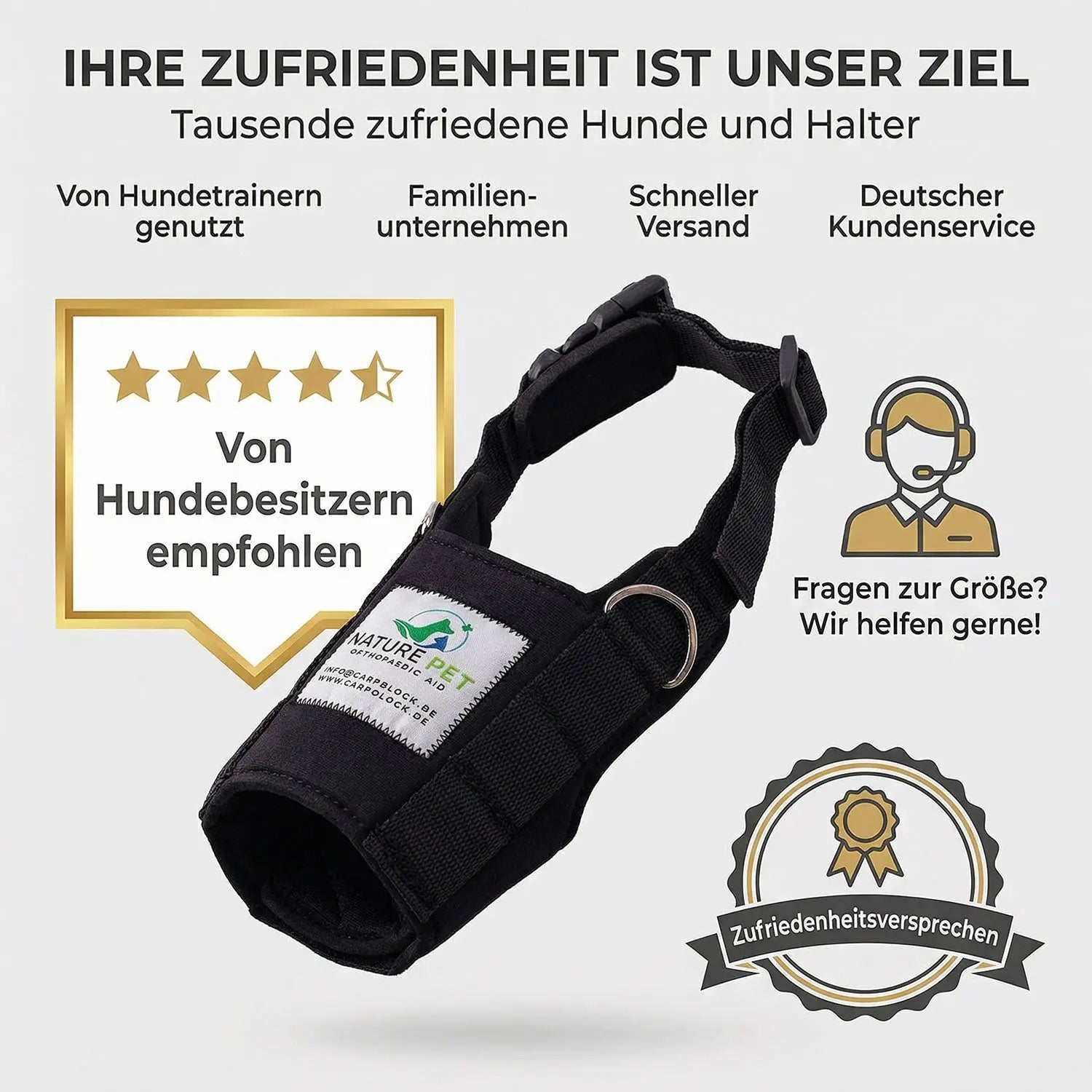 Softmaulkorb für Hunde