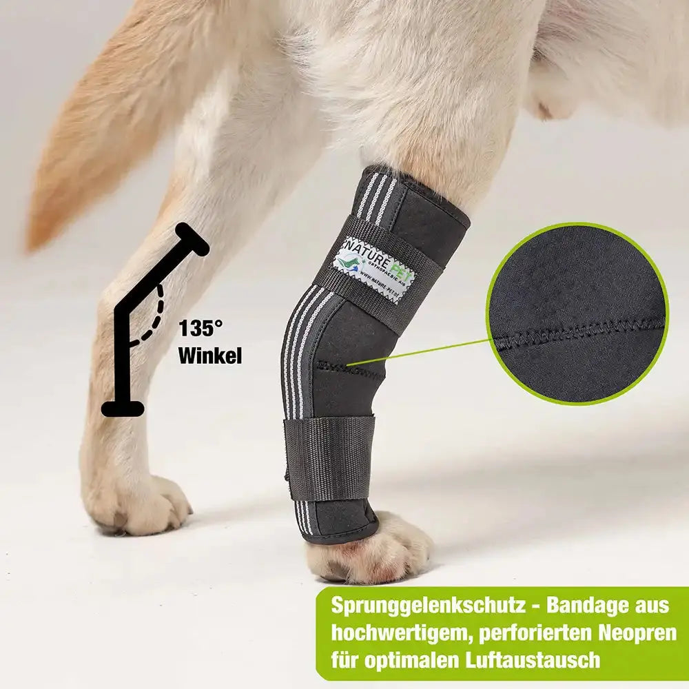 Sprunggelenk Durchtrittigkeits Bandage für Hunde